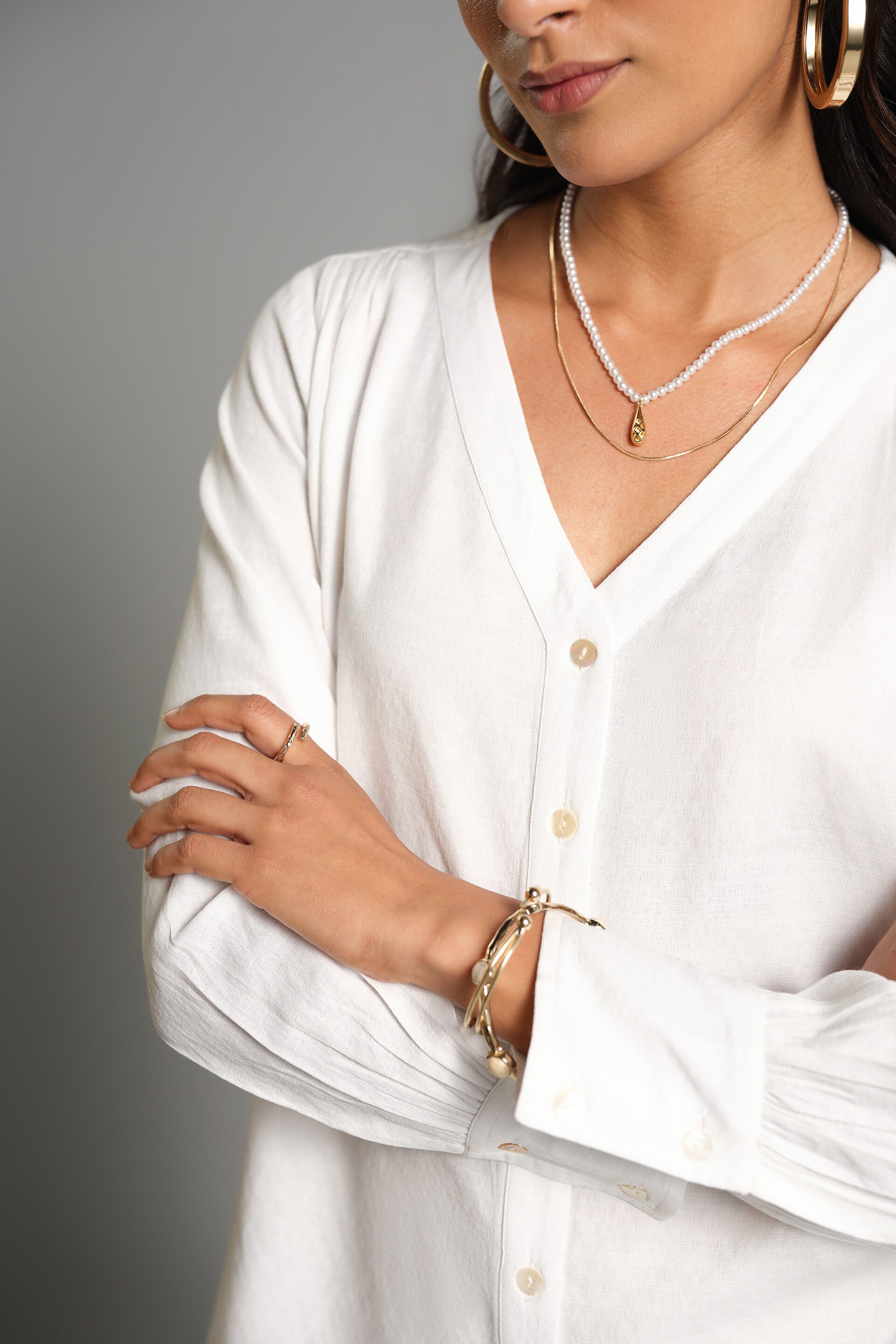 Timeless White Top, White, image 7